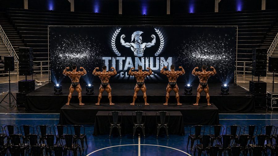 Competição no palco